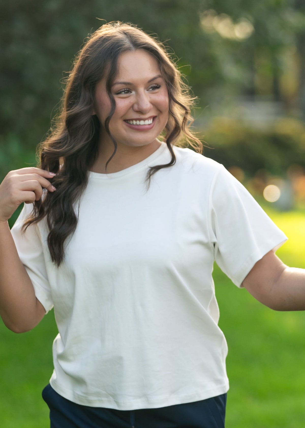 Short Sleeve White Essential Relaxed T-shirt