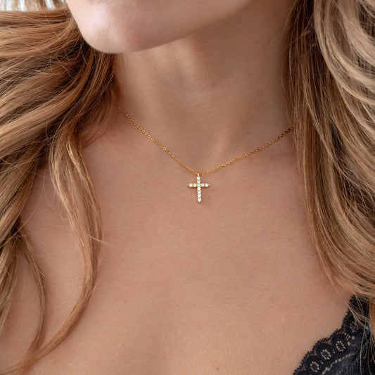 18K Gold Vermeil Faith Necklace