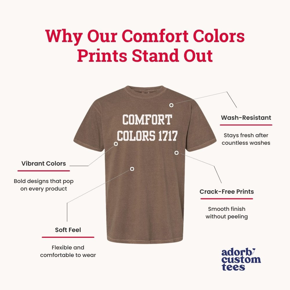 He’s Fishing Comfort Colors Tee – Funny Relaxed Fit Shirt for Women