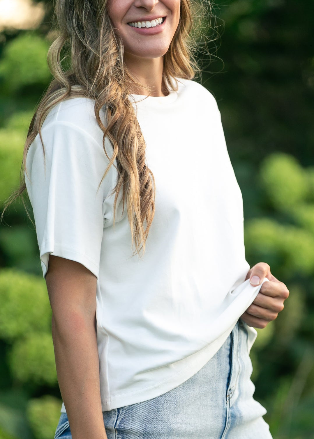 Short Sleeve White Essential Relaxed T-shirt